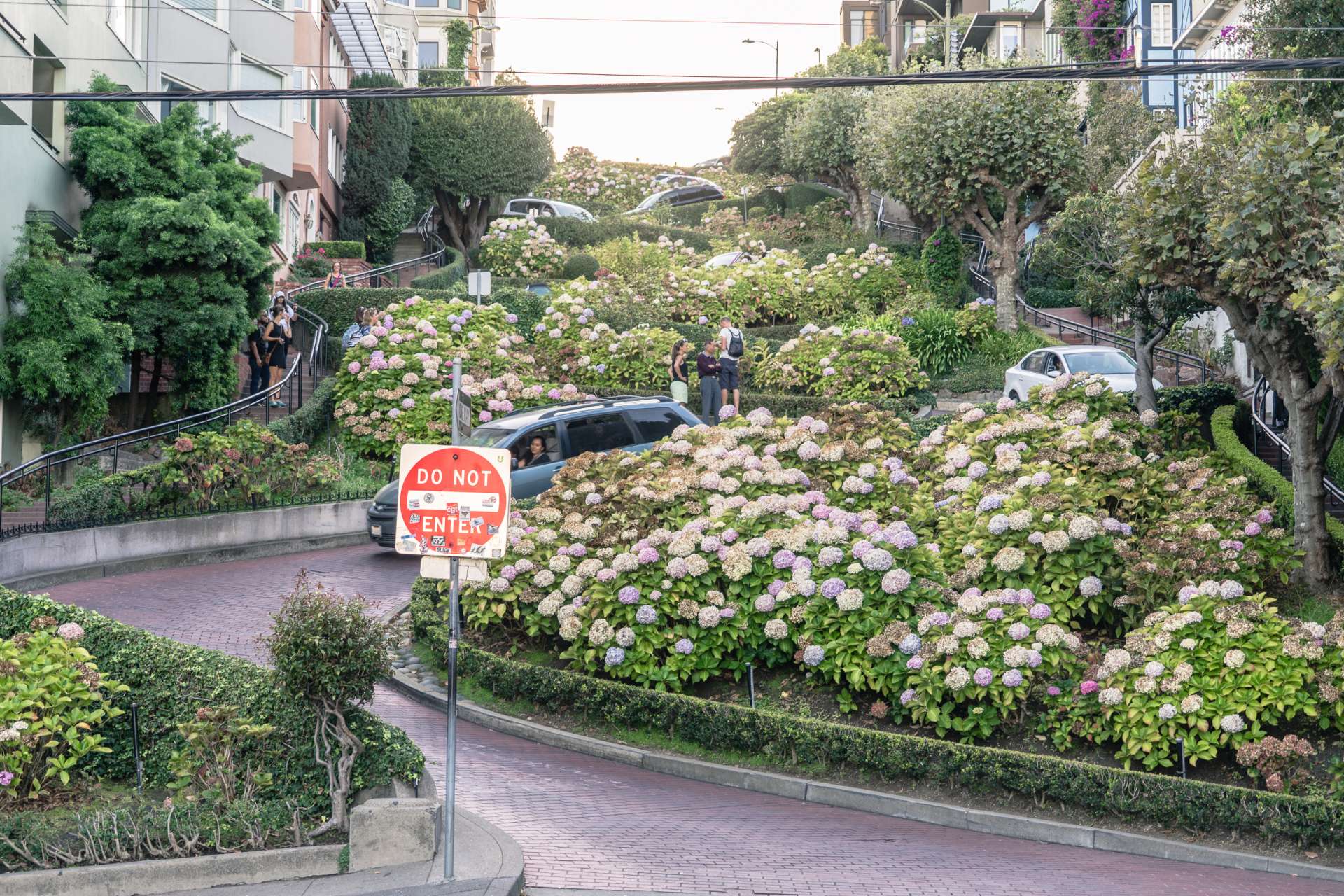 USA San Francisco Lombard Street