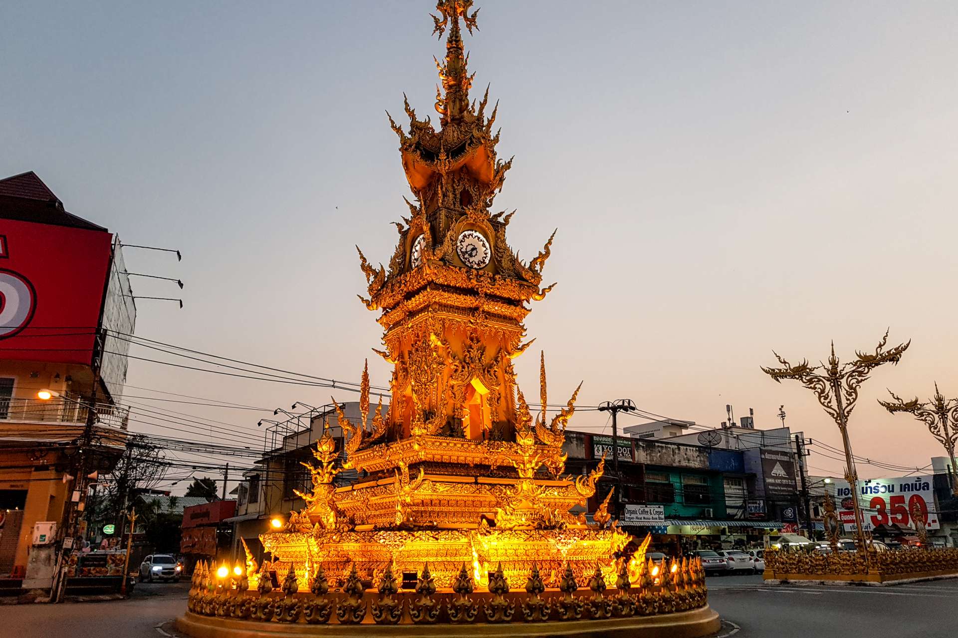 Thailand Chiang Rai clock tower