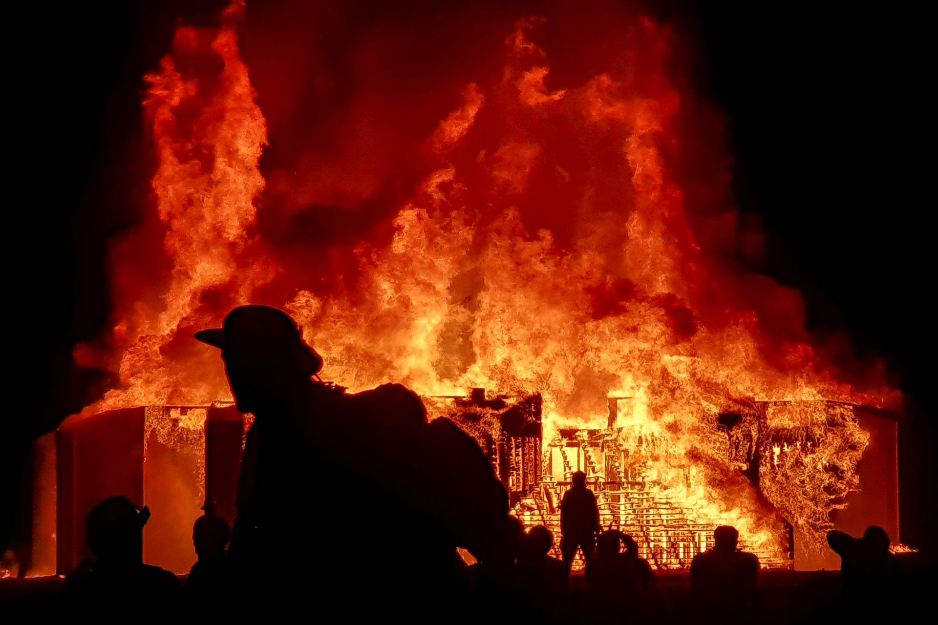 USA Burning Man 2018 Fire