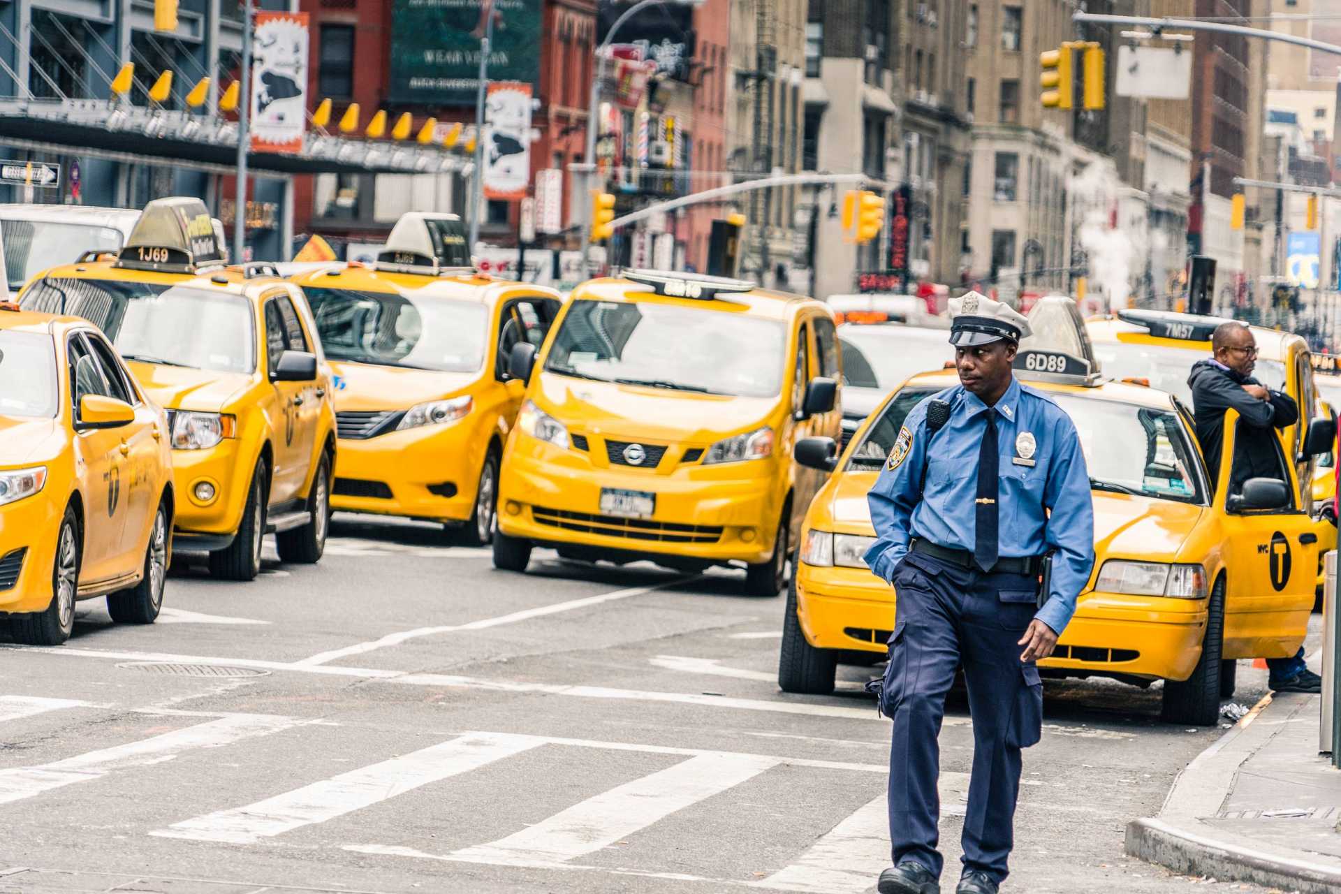 usa new york police taxi
